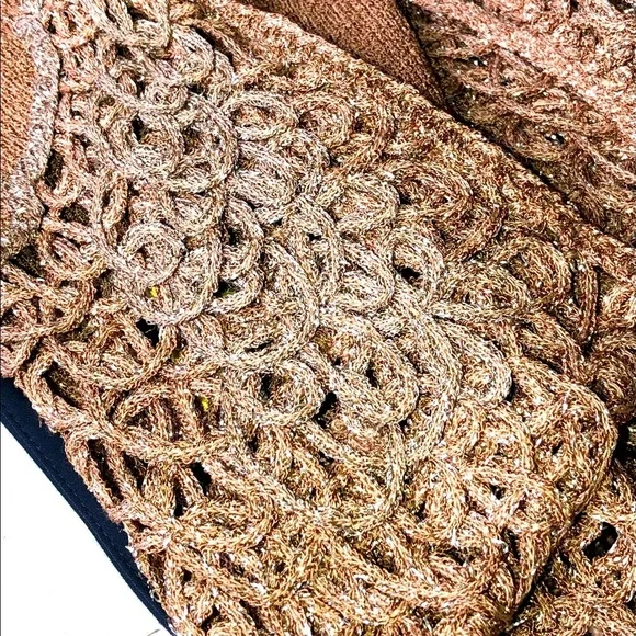 Vintage 50’s Bronze Knit Top - Picture 8 of 8